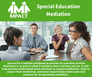 Special Education Mediation @ Webinar