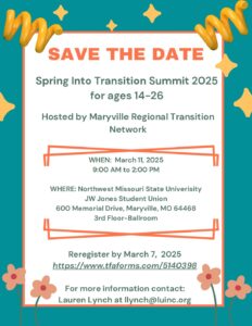 Maryville Spring Into Transition Summit 2025 @ Northwest Missouri State University