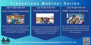 Transitions July Webinar Series @ Virtual