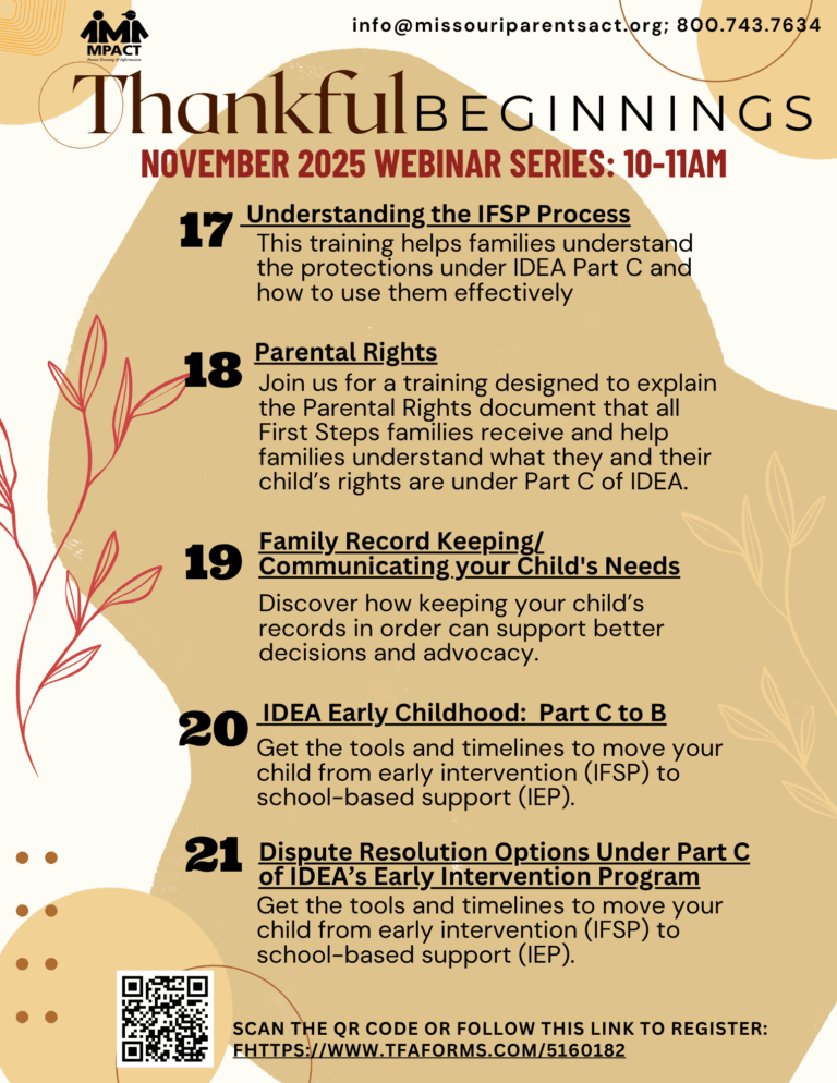 November 2025 webinar series flyer