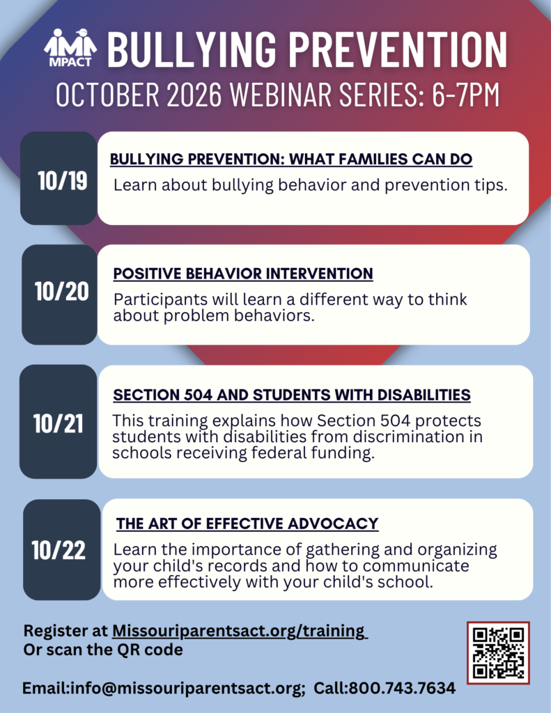 October 2026 Webinar Series Flyer
