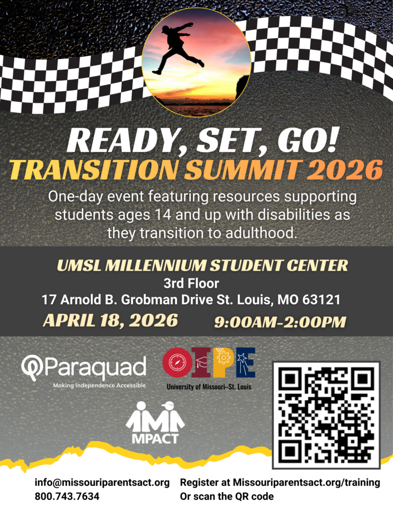 Ready set go transition summit STL 2026 flyer