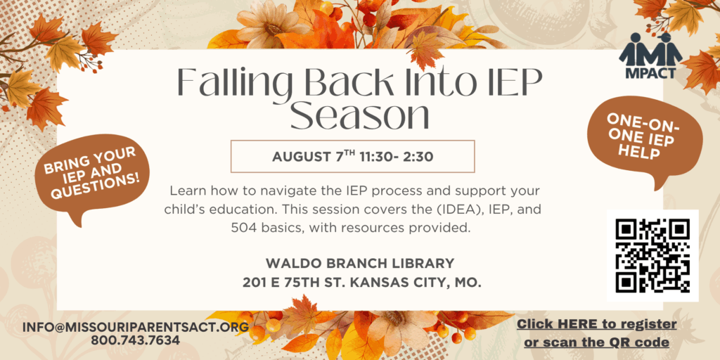 falling back into IEP Season