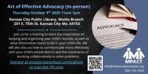 ART OF EFFECTIVE ADVOCACY 10.9.25 @ Waldo Branch Library