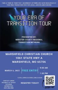 Your Era of Transition Tour @ Marshfield Christian Church